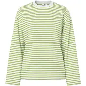 Pieces Maglietta 'PCSadie' kiwi / bianco