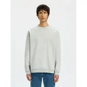 Selected Felpa Uomini Grigio XL