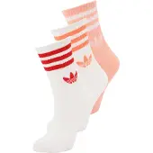 Adidas Calzini 3-Stripes Crew Socks 3 Pairs donne - Bianco - XS