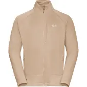 Jack Wolfskin Anytrail Fullzip Giacca in pile Uomo (XXL, beige)