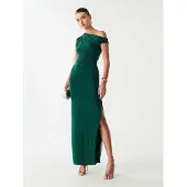 BWLDR Abito 'Freya' verde scuro