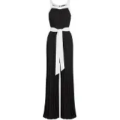 Karl Lagerfeld Pleated Jumpsuit Black Taglia: 44 | Maxi abiti Outlet | Donna | Nero