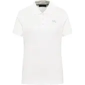 Elbsand Women's Stina Maglia polo Donna (XXL, bianco)