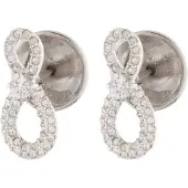 Swarovski Orecchini argento / trasparente