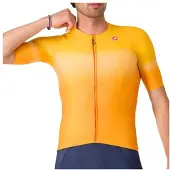 Castelli UPF Jersey Maglietta da ciclismo Uomo (3XL, arancione)