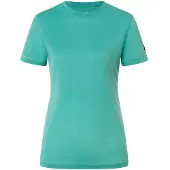 Super.natural Women's Sierra 140 Tee Maglia merino Donna (XXL, turchese)