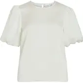 Vila Viellette Round Neck Top A Maniche Corte