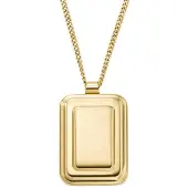 Fossil Charming gold-plated Collana Raquel JF04951710