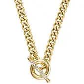 Fossil da donna Collana con crystals Carlie T-Bar JF04956710