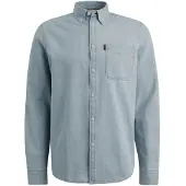 PME Legend Camicia 'Denim shirt with stitching details' blu denim