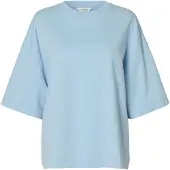 Selected T-shirt Oversize Donne Blu L
