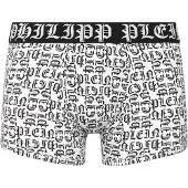 Philipp Plein Boxer in misto cotone stretch stampa lettering