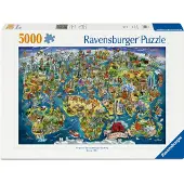 Ravensburger Mappa Del Mondo 5000p (12001738) Puzzle
