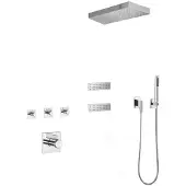 Mexen Fall set doccia a incasso, cromo - 7602-04-00