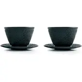 Ibili Set 2 Tazze Classiche E 2 Piattini