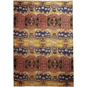 Desigual , foulard disegnato da Mr. Christian Lacroix, Poliestere, Giallo, U