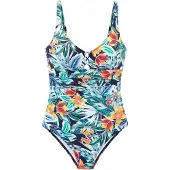 Sunseeker Costume intero marino / menta / arancione scuro / mirtillo