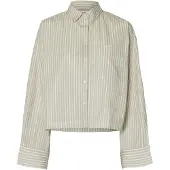 Selected Camicia Cropped Donne Grigio 44