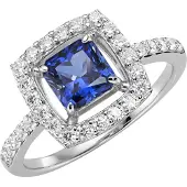 Giorgio Martello Milano Anello blu / argento / trasparente
