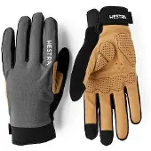 Hestra Bike Guard D3O Long 5 Finger Guanti (7, grigio)