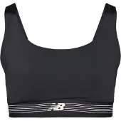 New Balance Reggiseno sportivo nero / bianco