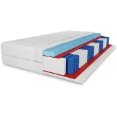 FURNILINE24 APOLLO 80x200x26 materasso con strato massaggiante, rivestimento a onda con cerniera