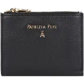 Patrizia pepe Portafoglio Vera Pelle 12 cm nero