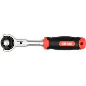 YATO Ratchet con testa girevole 1/4"