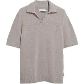 Armedangels Boucle Knit Maglia polo Uomo (M, grigio)