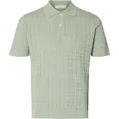 Selected Camicia Polo In Maglia Uomini Verde M