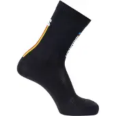 Salomon Pulse Race Flag Crew Calze da running (36-38, nero)
