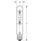 Radium Lampada ad alogenuro metallico E40 270W HRI-T B trasparente