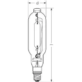 Radium Lampada ad alogenuro metallico E40 2050W HRI-T D trasparente