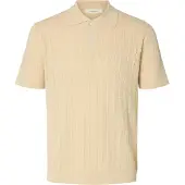 Selected Camicia Polo In Maglia Uomini Bianco L