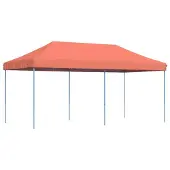 Syfax Tenda da Festa Pieghevole Pop-Up Terracotta 580x292x315 cm