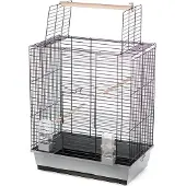 Laroy Gabbia per uccelli Duvo+ grigio/nero