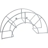 Sauvic Supporto Per Tubo Flessibile 60x30x20 Cm