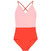 Mymarini Women's Summersuit Costume intero Donna (L, rosso/fuchsia)