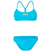 Arena Women's Bikini Bandeau Solid Bikini Donna (42, blu)