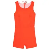Mymarini Women's Shortie Costume intero Donna (XL, rosso)