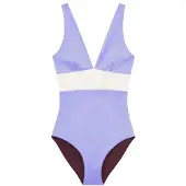 Mymarini Women's Plungesuit Costume intero Donna (S, lilla)