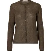 Selected Cardigan Donne Marrone S