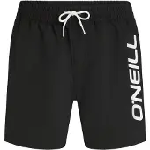 O'Neill Pantaloncini da bagno 'Logo 16' nero / bianco