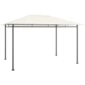 Syfax Gazebo 384x281x270 cm Crema 180 g/m²