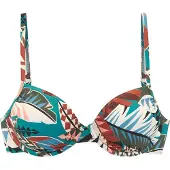 Buffalo Top per bikini blu chiaro / oliva / rosso scuro / bianco