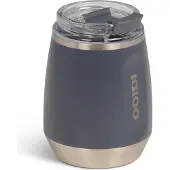 Igloo Wine Tumbler 10 Bicchiere isolante (296 ml, grigio/blu)