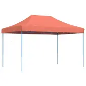 Syfax Tenda da Festa Pieghevole Pop-Up Terracotta 410x279x315 cm