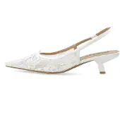 Bianco Slingback
