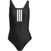 Adidas Costume intero sportivo '3-Stripes V-Back' nero / bianco