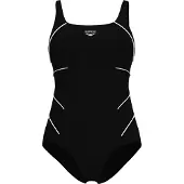 Arena Costume intero modellante 'SHAPEWAR JEWEL LOW C-CUP' nero / bianco